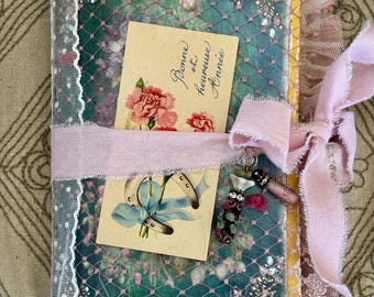Handmade Junk Journal, Mixed Media Art Book, Keepsake Journal - Etsy