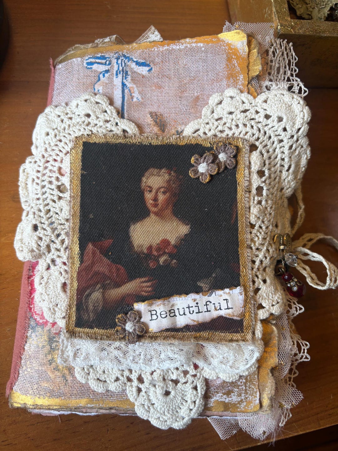 Handmade Junk Journal, Romantic Inspired Mixed Media Art Book - Etsy