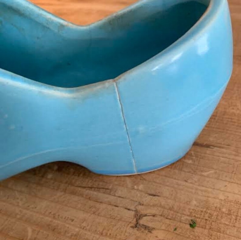 Mccoy Pottery Dutch Shoe Ceramic Shoe Vase Mccoy Vase Dutch Etsy