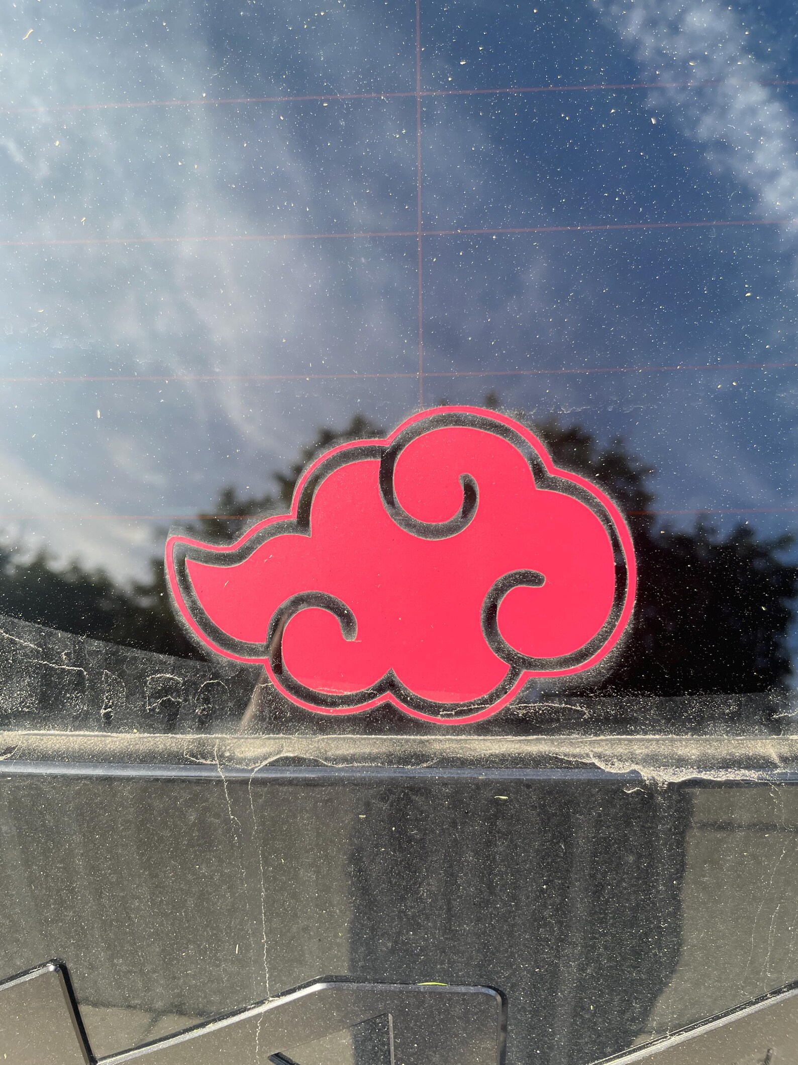 Japanese Anime Cloud - Kawaii Anime - Car Vinyl Decal, Laptop, Ipad ...