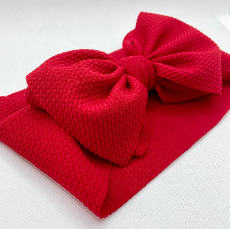 Red Bow Headwrap