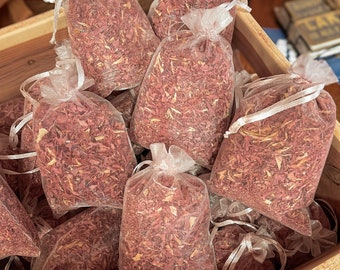 Cedar Shavings / Sachet Bag Cedar Shaving / Red Cedar Shavings / Set of 2 Cedar Shaving Bags / Bags of Aromatic Cedar Shavings / Raw Cedar