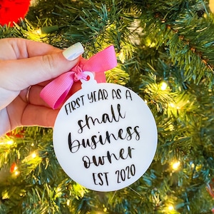 Small Business Owner Ornament / Small Business Owner / Business Owner / Business Owner Ornament / Support Small Business Owners / Small Biz