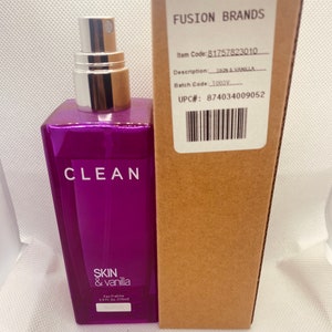 Clean skin vanilla perfume top