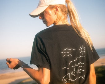 Unisex &quot;Salty Mind&quot; shirt navy