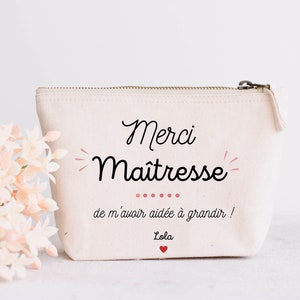 Personalized teacher gift kit pouch