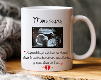 Mug personnalisé papa annonce de grossesse