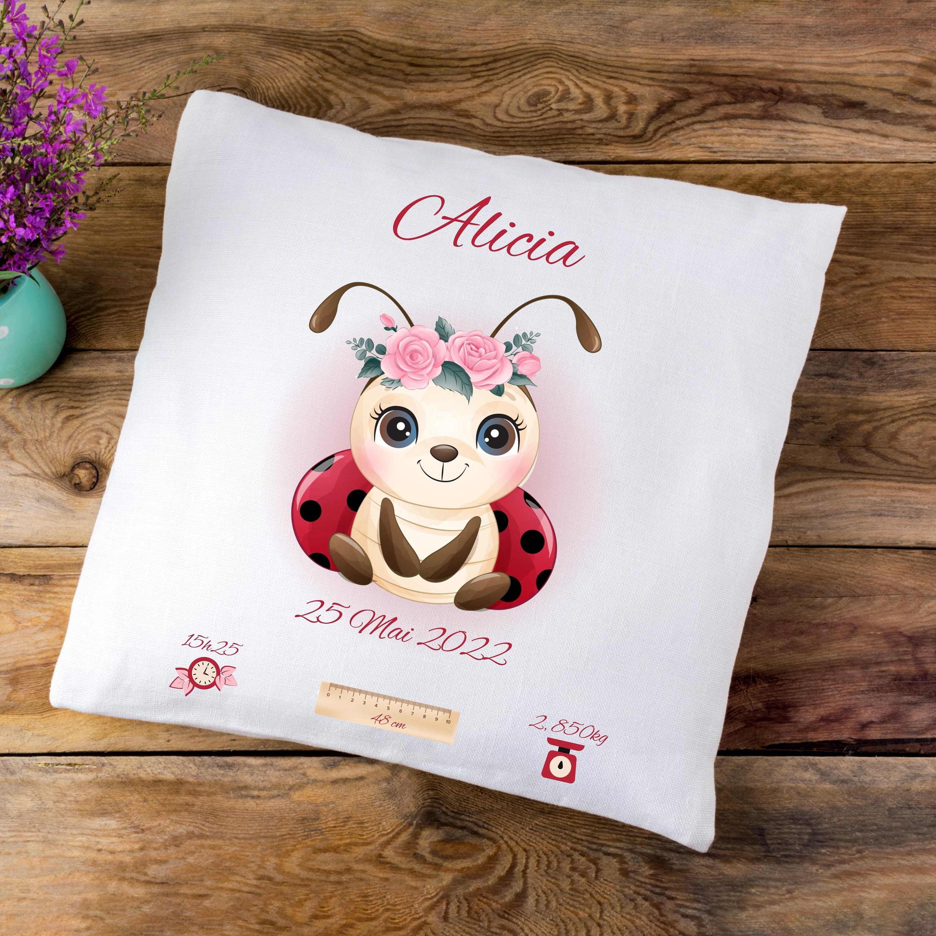 Coussin Personnalise De Filles Etsy France