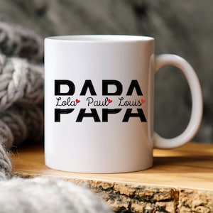 Mug papa personnalisé prénom