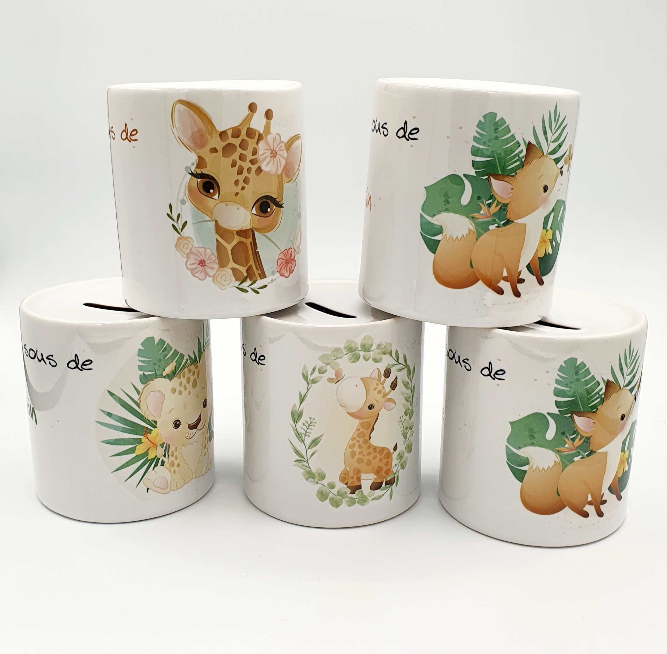 Tirelire Personnalisée avec Prénom