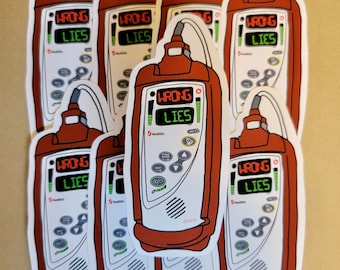 Pulse Oximeter Sticker ~ Veterinary Technician Sticker ~ Vet Tech Sticker ~ SPO2 Sticker ~ Pulse Ox Sticker ~ ECC Sticker ~ DVM Sticker
