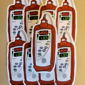 Pulse Oximeter Sticker ~ Veterinary Technician Sticker ~ Vet Tech Sticker ~ SPO2 Sticker ~ Pulse Ox Sticker ~ ECC Sticker ~ DVM Sticker