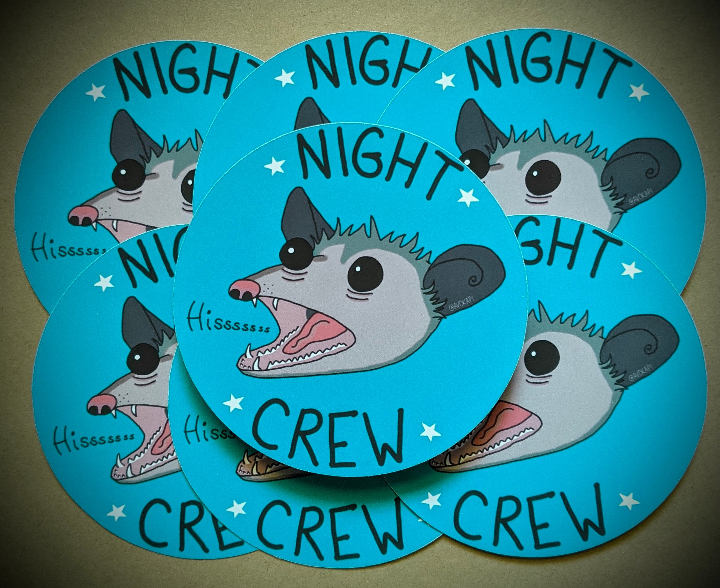 fnaf 1 crew Sticker for Sale by scoobsmcdoobs