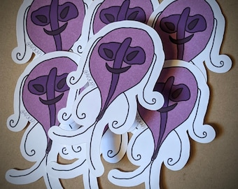 Giardia Sticker ~ Vet Tech Sticker ~ Microbiology Sticker ~ Biology Sticker ~ Vet Tech Gift ~ LVT Gift ~ Science Lover Gift ~ Lab Tech Gift