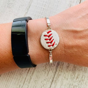 Authentic  Real Baseball Lace Bracelet