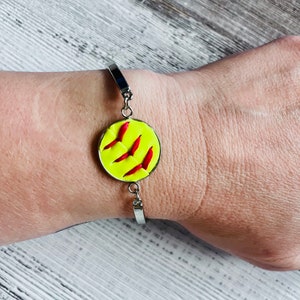 Authentic Real Softball Bracelet