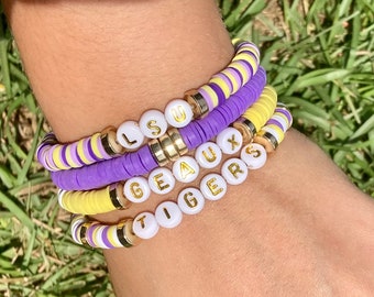 LSU Game Day Bracelets