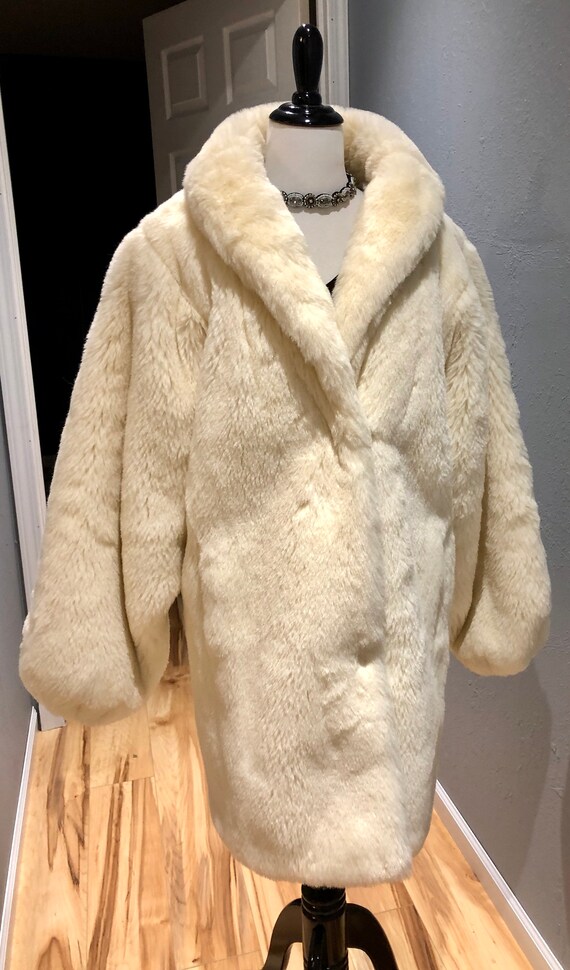 Vintage faux fur coat