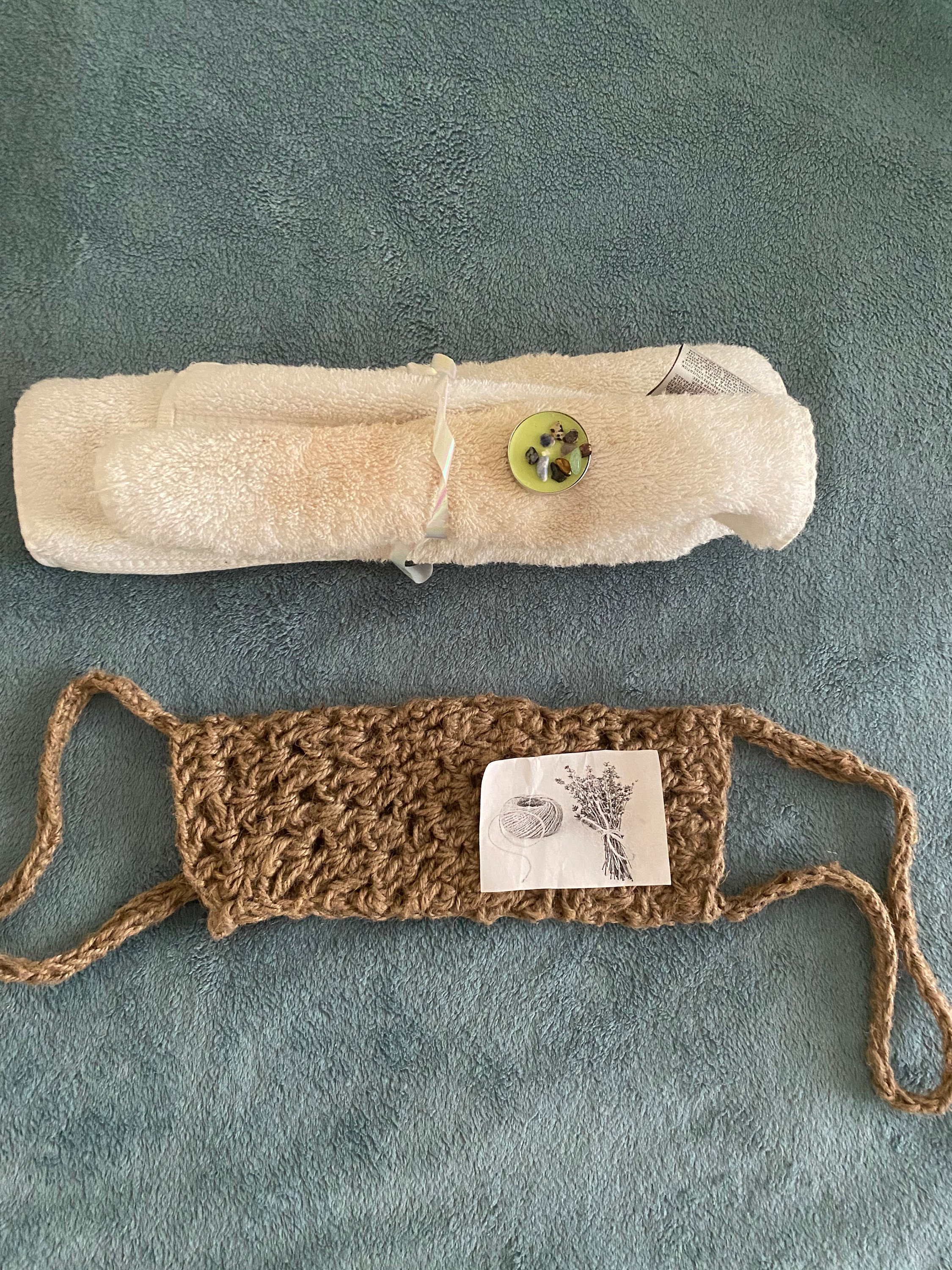 Exfoliating Body Scrubber Anti Cellulite Brush Natural Jute Fiber