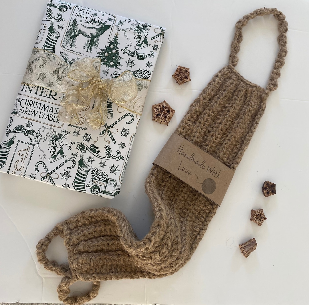 Exfoliating Back Scrubber for Men and Womennatural Jute Fiber