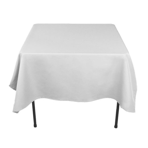 Square White Tablecloth Table Cover Cloth, Wedding Decor