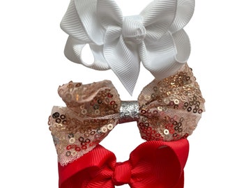 Christmas bow set