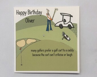 Carte De Golf Drole Etsy Carte De Golf Drole Etsy