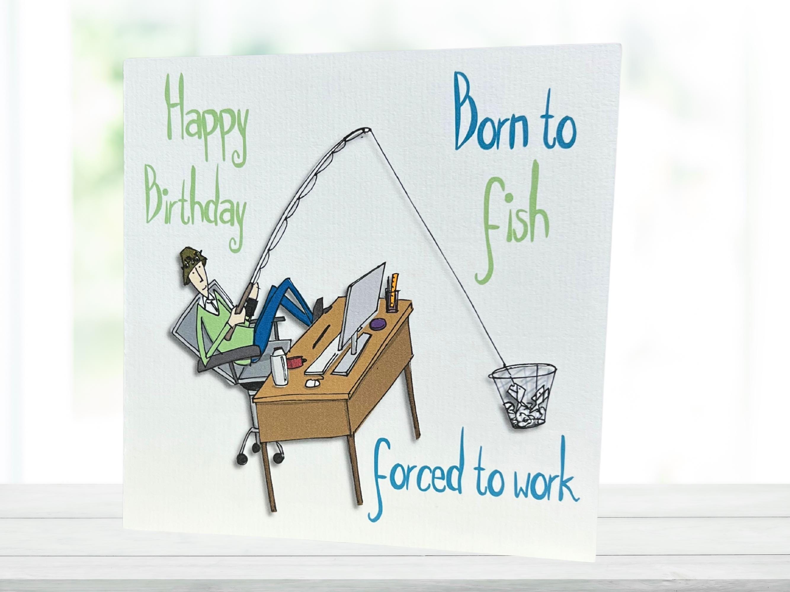 Liif Biglietto D'Auguri Pop-Up 3D Con Barca Da Pesca – Per Pensionamento, Festa Del Papà, Compleanno Uomo, Pescatore, Con Busta E Messaggio - 6