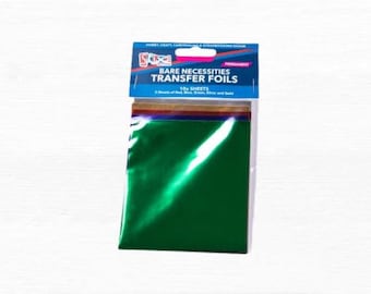 Feuilles de transfert en aluminium, Fournitures créatives pour scrapbooking