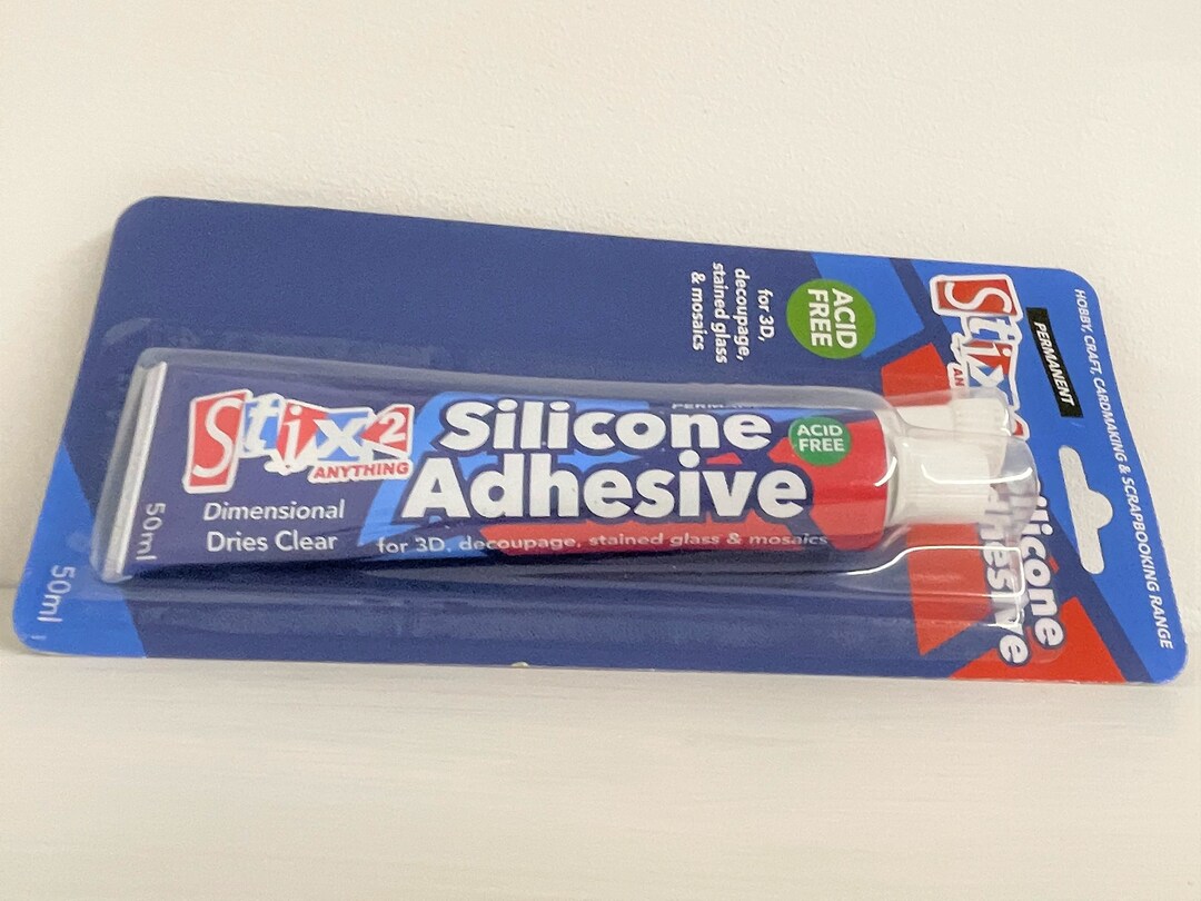 Stix2 Silicone Glue Adhesive for 3D Decoupage and Mosaics, Acid Free
