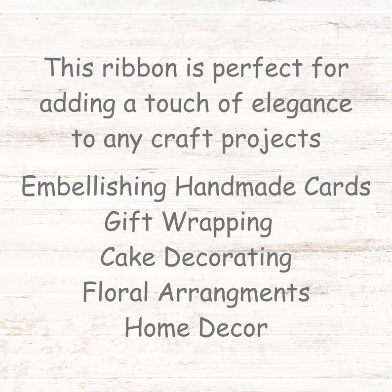 Cream Sheer Organza Ribbon, Berisfords UK, Super Sheer Ribbon, Woven Edge, Various Widths, Sold By The Metre image 5