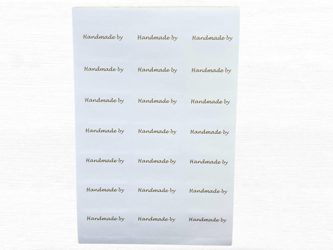 Sticker Labels Pre Cut Self Adhesive