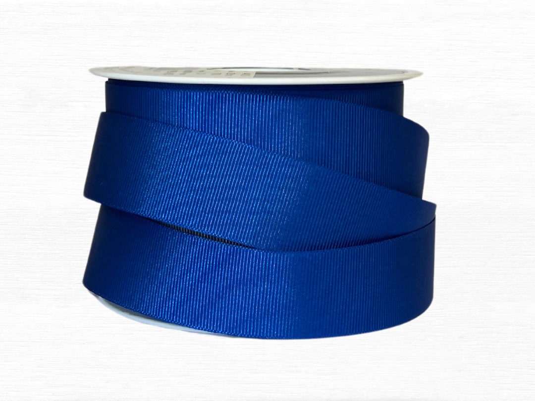 Royal Blue Grosgrain Ribbon, Berisfords Colour 9570, Double Faced ...