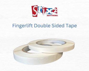 Fingerlift Double Sided Tape: 5mm/10mm, 50 mtr, Acid-Free Craft Tape