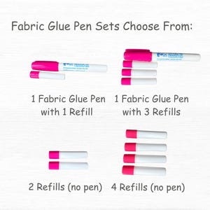 Fabric Glue Pen and Refills - No Pins Temporary Adhesive image 1