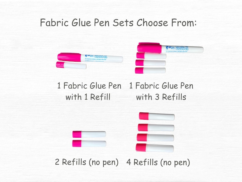 Fabric Glue Pen and Refills - No Pins Temporary Adhesive image 1