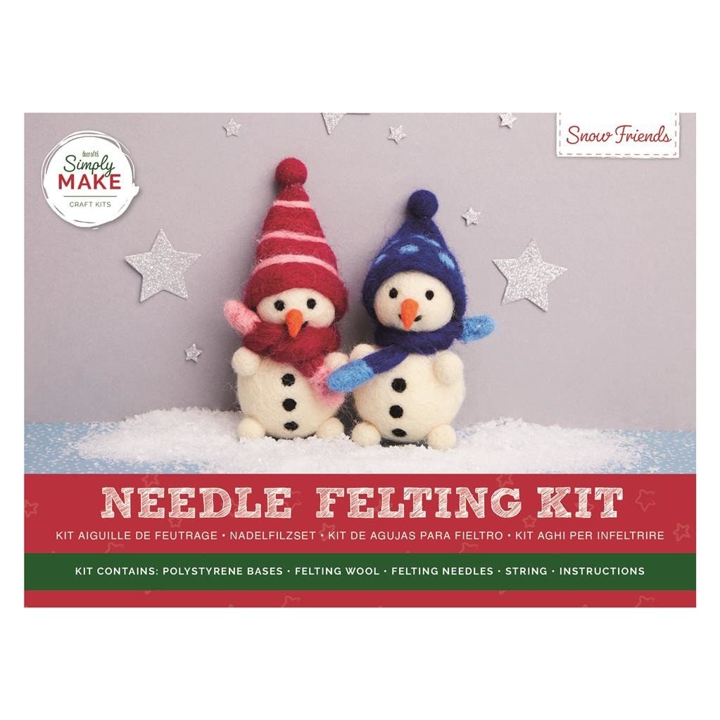 Baby Penguin Needle Felting Kit Mini Felting Kit Felting Kit for Beginners  Needle Felted Penguin Easy Needle Felting Kit 