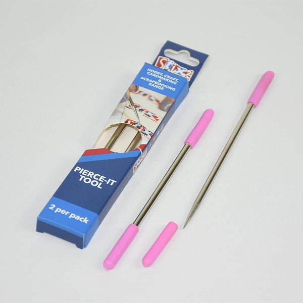 Stix2 Pierce-It Tool Essential Tool for all Crafters 2 Tools per Pack, Perfect For Your Christmas Projects, Cardmaking, Scrapbooking