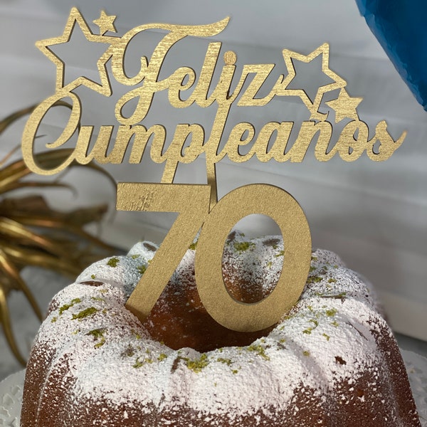 Feliz Cumpleaños Cake Topper, Spanish Happy Birthday, Happy Birthday Cake Topper, Feliz Cumpleaños Name Cake Topper, Fiesta Themed Birthday