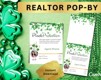 2024 March Real Estate PopBy St. Patricks Day PopBy Realtor PopBy Real estate agent popby mortgage lender popby