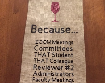 Wine Professor/Faculty Bag