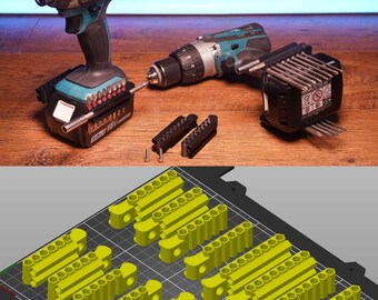 Makita LXT 18v Magnetic Drill Bit Holders Attachment 3D PRINTING FILES