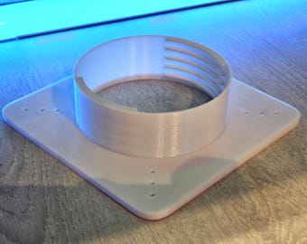 AC Exhaust Pipe Adapter for Ceiling, 5" or 6" Duct Connector