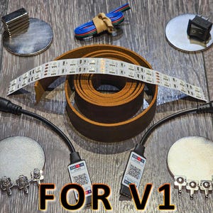 Buster Sword Magnets Electronics Leather Strap Kit for TMProjection VERSION 1 Project Cloud Strife Zack Fair Angeal Hewley Final Fantasy VII