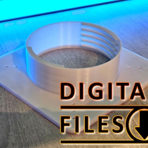 Adaptador de tubo de escape de aire acondicionado para techo Manguera de 5&quot; o 6&quot; pulgadas ARCHIVOS DE IMPRESIÓN 3D Conector de conducto Interfaz portátil Salida de ventilación