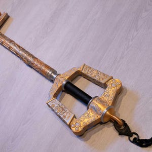 Kingdom Hearts Royal Schlüsselblatt (1: 1 Kupferbasis 3D gedruckt Sora King Mickey Cosplay Prop)