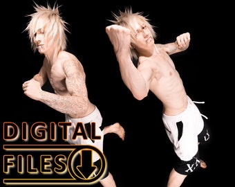Fitness Sports TMProjection Photoset Lean Muscular Sporty Anime Boy Man