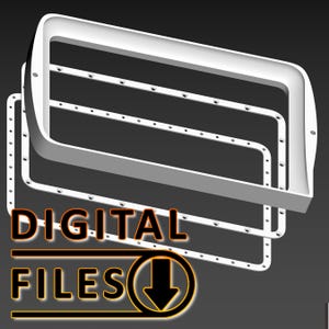 AnyCubic Photon M3 Max Harz Mehrwertsteuer + FEP Klemmen 3D Druck CNC Digitale Dateien Blueprints Vorlage