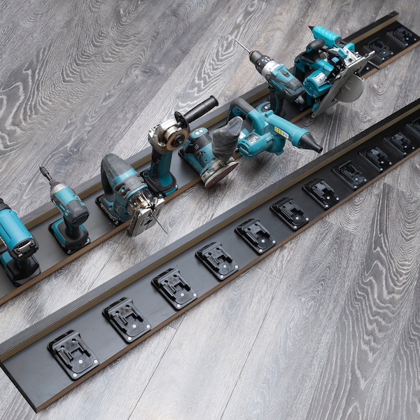 Set van 6 stevige Makita LXT-wandmontagehouders voor gereedschap 18 V 14,4 V