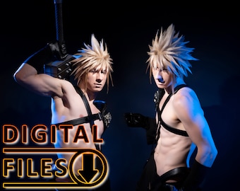Cloud Strife Photoset (24 HD Digital Photos)